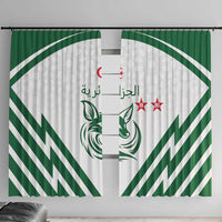 Algeria Football Window Curtain Go Fennecs Go - Wonder Print Shop