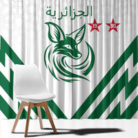 Algeria Football Window Curtain Go Fennecs Go - Wonder Print Shop