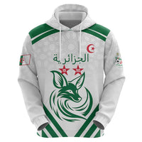 Custom Algeria Football Zip Hoodie Go Fennecs Go - Wonder Print Shop