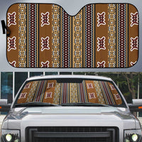 Mali Bologan Mud Cloth Pattern Auto Sun Shade - Wonder Print Shop