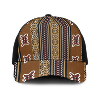 Mali Bologan Mud Cloth Pattern Baseball Net Cap - Wonder Print Shop