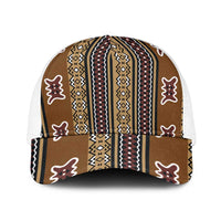 Mali Bologan Mud Cloth Pattern Baseball Net Cap - Wonder Print Shop