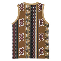 Mali Bologan Mud Cloth Pattern Basketball Jersey - Wonder Print Shop