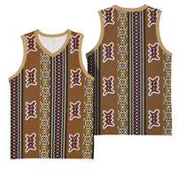 Mali Bologan Mud Cloth Pattern Basketball Jersey - Wonder Print Shop