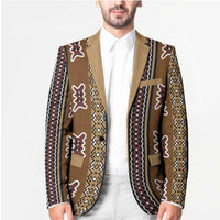 Mali Bologan Mud Cloth Pattern Blazer - Wonder Print Shop
