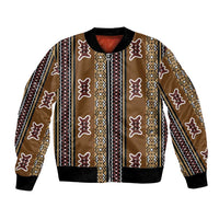 Mali Bologan Mud Cloth Pattern Bomber Jacket - Wonder Print Shop