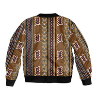 Mali Bologan Mud Cloth Pattern Bomber Jacket - Wonder Print Shop