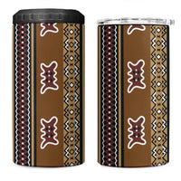 Mali Bologan Mud Cloth Pattern 4 in 1 Can Cooler Tumbler - Wonder Print Shop