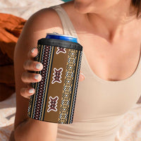 Mali Bologan Mud Cloth Pattern 4 in 1 Can Cooler Tumbler - Wonder Print Shop