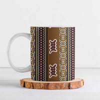 Mali Bologan Mud Cloth Pattern Ceramic Mug - Wonder Print Shop