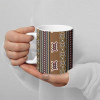 Mali Bologan Mud Cloth Pattern Ceramic Mug - Wonder Print Shop