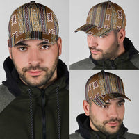 Mali Bologan Mud Cloth Pattern Classic Cap - Wonder Print Shop