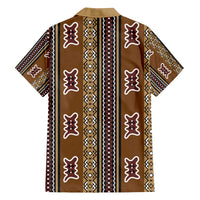 Mali Bologan Mud Cloth Pattern Family Matching Tank Maxi Dress and Hawaiian Shirt - Wonder Print Shop