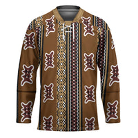 Mali Bologan Mud Cloth Pattern Hockey Jersey - Wonder Print Shop