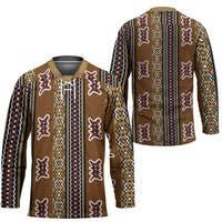 Mali Bologan Mud Cloth Pattern Hockey Jersey - Wonder Print Shop