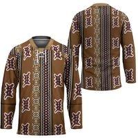 Mali Bologan Mud Cloth Pattern Hockey Jersey - Wonder Print Shop