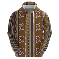 Mali Bologan Mud Cloth Pattern Hoodie - Wonder Print Shop