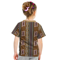 Mali Bologan Mud Cloth Pattern Kid T Shirt - Wonder Print Shop