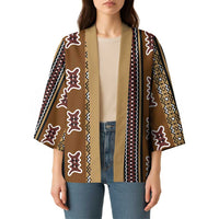 Mali Bologan Mud Cloth Pattern Kimono - Wonder Print Shop