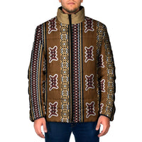 Mali Bologan Mud Cloth Pattern Padded Jacket - Wonder Print Shop