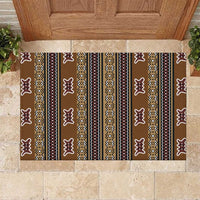 Mali Bologan Mud Cloth Pattern Rubber Doormat - Wonder Print Shop