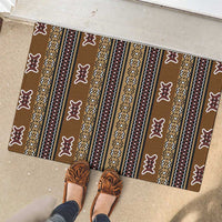 Mali Bologan Mud Cloth Pattern Rubber Doormat - Wonder Print Shop