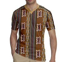 Mali Bologan Mud Cloth Pattern Rugby Jersey - Wonder Print Shop