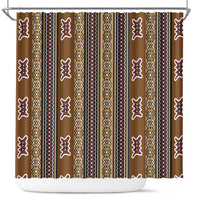 Mali Bologan Mud Cloth Pattern Shower Curtain - Wonder Print Shop