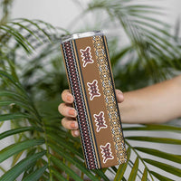 Mali Bologan Mud Cloth Pattern Skinny Tumbler - Wonder Print Shop
