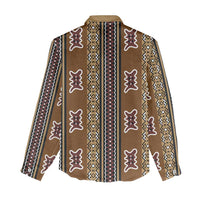 Mali Bologan Mud Cloth Pattern Women Casual Shirt - Wonder Print Shop