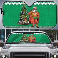 Nigeria Christmas Auto Sun Shade Black Santa With Jollof Rice - Wonder Print Shop