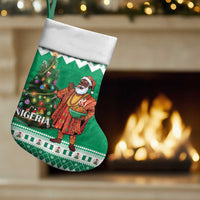 Nigeria Christmas Stocking Black Santa With Jollof Rice - Wonder Print Shop