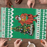 Nigeria Christmas Puzzle Black Santa With Jollof Rice - Wonder Print Shop