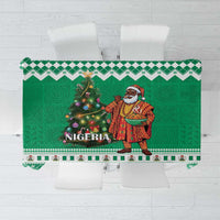 Nigeria Christmas Tablecloth Black Santa With Jollof Rice - Wonder Print Shop