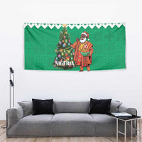 Nigeria Christmas Tapestry Black Santa With Jollof Rice - Wonder Print Shop