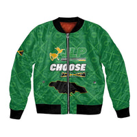 Personalized Jamaica Labour Party Bomber Jacket Choose Jamica - Wonder Print Shop