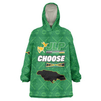 Personalized Jamaica Labour Party Wearable Blanket Hoodie Choose Jamica - Wonder Print Shop