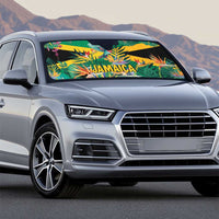 JLP 1PM Holness Auto Sun Shade Jamaica Labour Party - Tropical Style - Wonder Print Shop