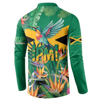 JLP 1PM Holness Button Sweatshirt Jamaica Labour Party - Tropical Style - Wonder Print Shop