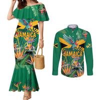 JLP 1PM Holness Couples Matching Mermaid Dress and Long Sleeve Button Shirt Jamaica Labour Party - Tropical Style - Wonder Print Shop