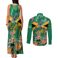 JLP 1PM Holness Couples Matching Tank Maxi Dress and Long Sleeve Button Shirt Jamaica Labour Party - Tropical Style - Wonder Print Shop