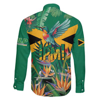 JLP 1PM Holness Family Matching Off The Shoulder Long Sleeve Dress and Hawaiian Shirt Jamaica Labour Party - Tropical Style - Wonder Print Shop