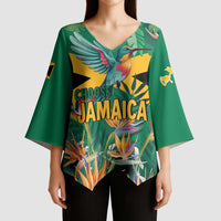 JLP 1PM Holness Kimono Sleeve Blouse Jamaica Labour Party - Tropical Style - Wonder Print Shop