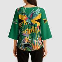JLP 1PM Holness Kimono Sleeve Blouse Jamaica Labour Party - Tropical Style - Wonder Print Shop