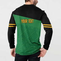 Personalized Jamaica Labour Party Button Sweatshirt Proud Supporters - Wonder Print Shop