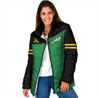 Personalized Jamaica Labour Party Padded Jacket Proud Supporters - Wonder Print Shop