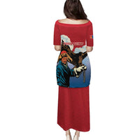 Personalised Mongolia Puletasi Eagle Hunters - Wonder Print Shop