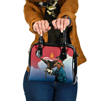 Personalised Mongolia Shoulder Handbag Eagle Hunters