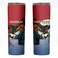 Personalised Mongolia Skinny Tumbler Eagle Hunters - Wonder Print Shop