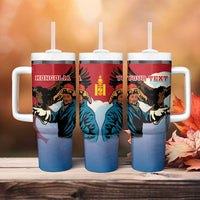 Personalised Mongolia Tumbler With Handle Eagle Hunters - Wonder Print Shop